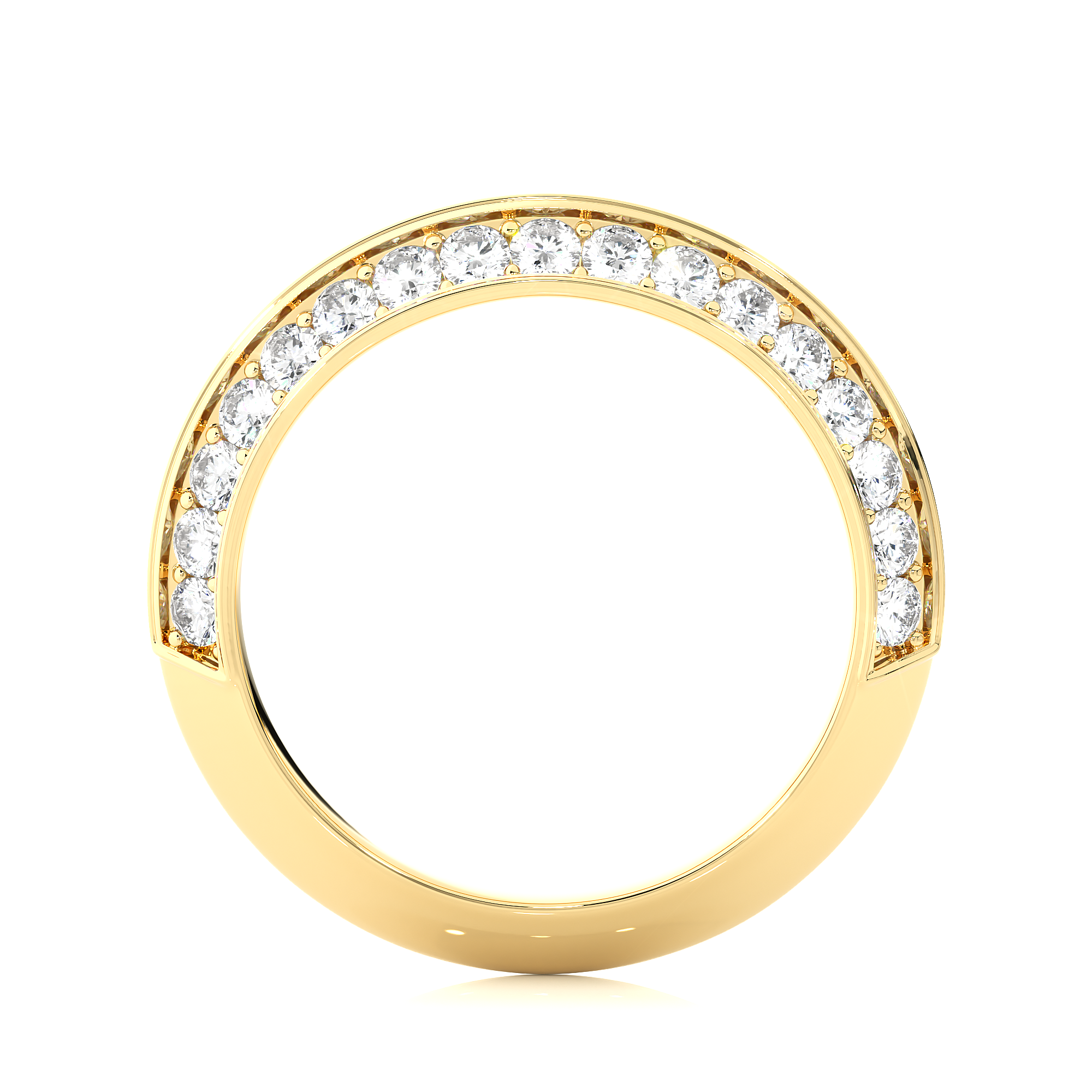 1.02 Carat H Color VS1 Clarity Diamond Studded Natural Diamond Ring.